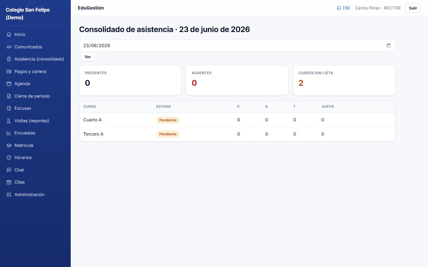 EduGestión captura 3