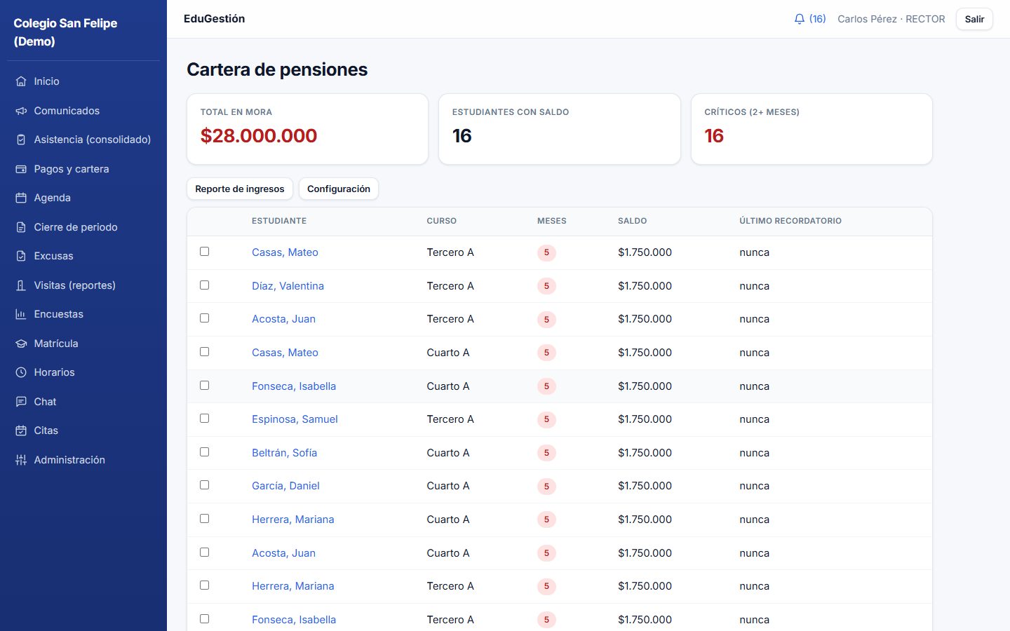 EduGestión captura 4